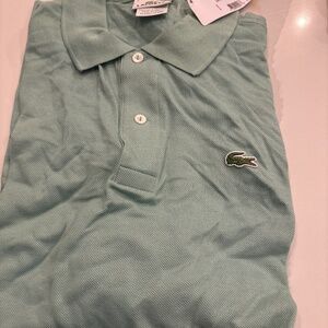 Lacoste green men’s polo shirt